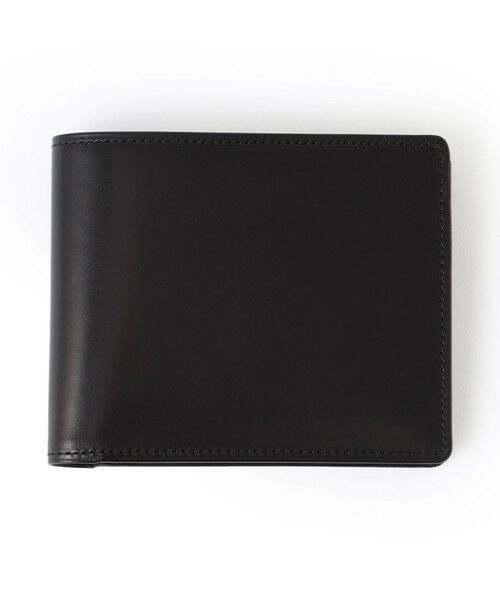 Paul Stuart / ポール・スチュアート 財布・コインケース・マネークリップ | インサイドカラーカーフスキン/二つ折り財布（ブラック）