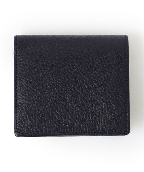 Paul Stuart / ポール・スチュアート 財布・コインケース・マネークリップ | コンパクトスリム/内コインケース二つ折り財布（ネイビー）