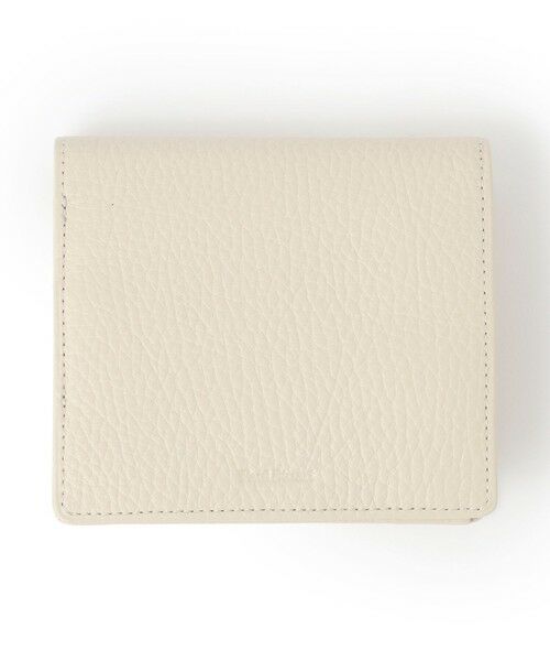 Paul Stuart / ポール・スチュアート 財布・コインケース・マネークリップ | コンパクトスリム/内コインケース二つ折り財布（ベージュ系）