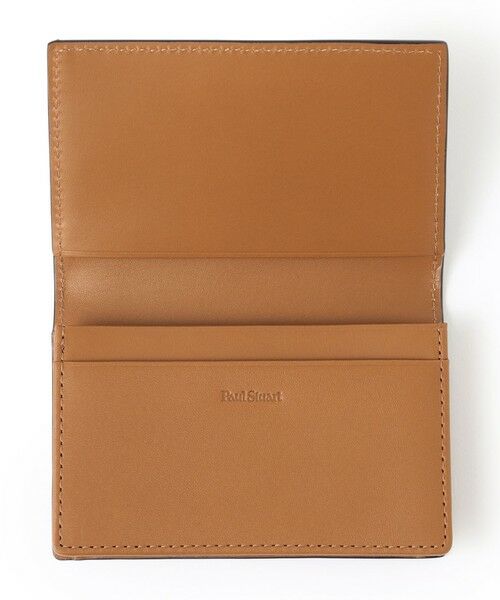 Paul Stuart / ポール・スチュアート 財布・コインケース・マネークリップ | イタリアンペイントコードバン/名刺入れ（通しマチ） | 詳細1