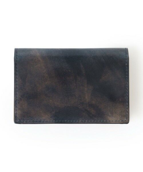 Paul Stuart / ポール・スチュアート 財布・コインケース・マネークリップ | イタリアンペイントコードバン/名刺入れ（通しマチ） | 詳細2