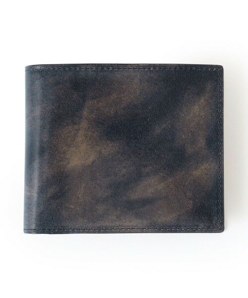 Paul Stuart / ポール・スチュアート 財布・コインケース・マネークリップ | イタリアンペイントコードバン/二つ折り財布（ネイビー）