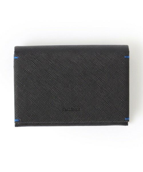 Paul Stuart / ポール・スチュアート 財布・コインケース・マネークリップ | プリズムハンドステッチ/名刺入れ（ブラック）