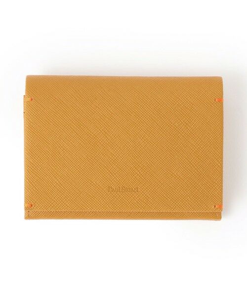 Paul Stuart / ポール・スチュアート 財布・コインケース・マネークリップ | プリズムハンドステッチ/名刺入れ（ベージュ系2）