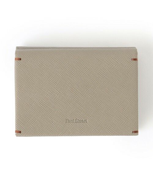 Paul Stuart / ポール・スチュアート 財布・コインケース・マネークリップ | プリズムハンドステッチ/三つ折り財布（グレー系2）