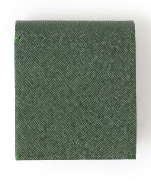 Paul Stuart / ポール・スチュアート 財布・コインケース・マネークリップ | プリズムハンドステッチ/二つ折り財布（カーキ）