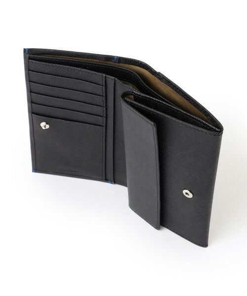 Paul Stuart / ポール・スチュアート 財布・コインケース・マネークリップ | プリズムハンドステッチ/内コインケース二つ折り財布 | 詳細4