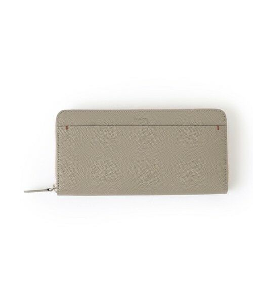 Paul Stuart / ポール・スチュアート 財布・コインケース・マネークリップ | プリズムハンドステッチ/ラウンドファスナー長財布（グレー系2）