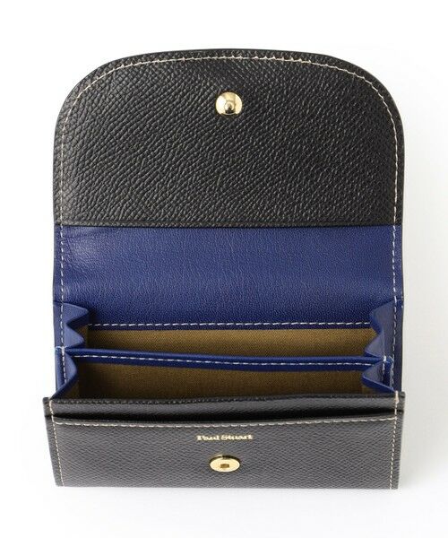 Paul Stuart / ポール・スチュアート 財布・コインケース・マネークリップ | インサイドカラーベジタン/名刺入れ（ササマチ/ホック付） | 詳細3