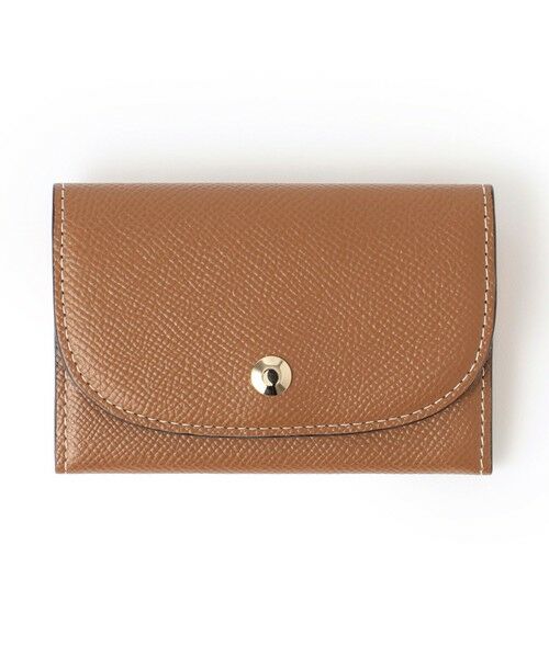 Paul Stuart / ポール・スチュアート 財布・コインケース・マネークリップ | インサイドカラーベジタン/名刺入れ（ササマチ/ホック付）（ベージュ系6）