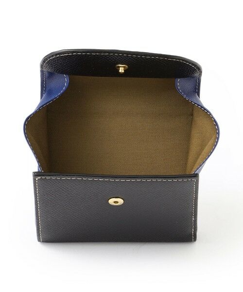 Paul Stuart / ポール・スチュアート 財布・コインケース・マネークリップ | インサイドカラーべジタン/BOXコインケース二つ折り財布 | 詳細3
