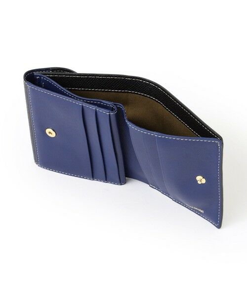 Paul Stuart / ポール・スチュアート 財布・コインケース・マネークリップ | インサイドカラーべジタン/BOXコインケース二つ折り財布 | 詳細4