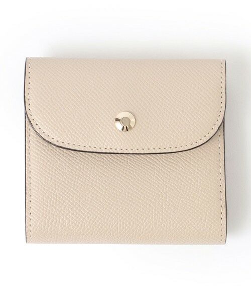 Paul Stuart / ポール・スチュアート 財布・コインケース・マネークリップ | インサイドカラーべジタン/BOXコインケース二つ折り財布（ベージュ系2）