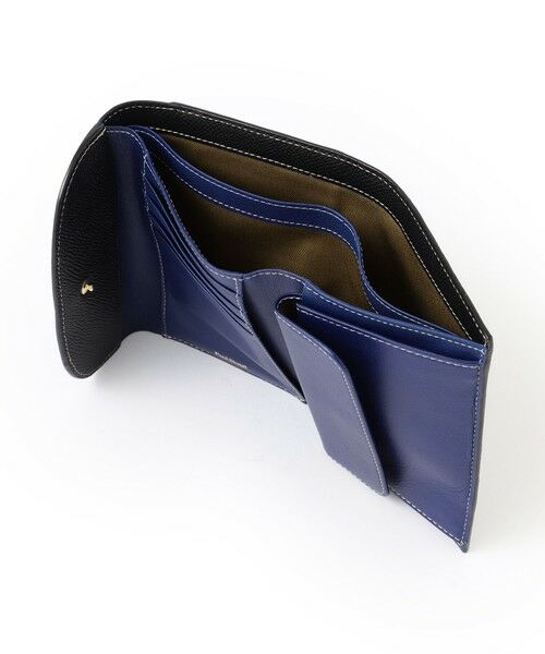 Paul Stuart / ポール・スチュアート 財布・コインケース・マネークリップ | インサイドカラーべジタン/内コインケース二つ折り財布 | 詳細3