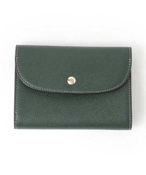 Paul Stuart / ポール・スチュアート 財布・コインケース・マネークリップ | インサイドカラーべジタン/内コインケース二つ折り財布（カーキ）