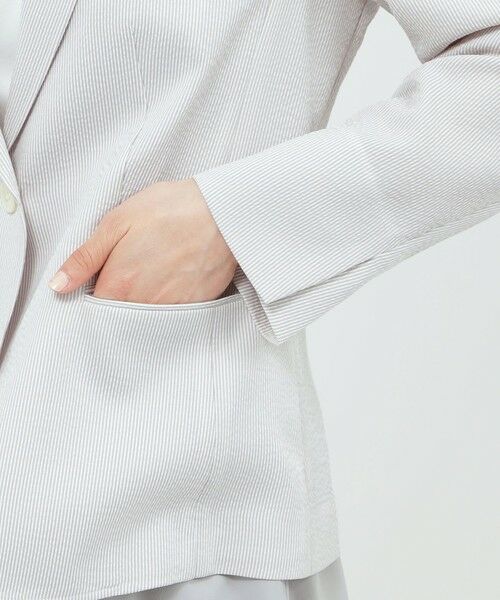 Paul Stuart / ポール・スチュアート その他アウター | 【ウォッシャブル/UV対策/防しわ性】フロータブルツイル　ジャケット | 詳細7