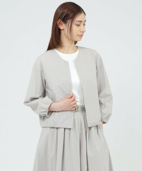 Paul Stuart / ポール・スチュアート その他アウター | 【ウォッシャブル/UV対策/防しわ性/はっ水/接触冷感】エアーアクティブ　ジャケット（ライトグレー）