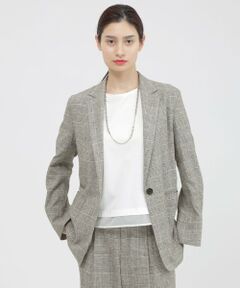 Paul Stuart / ポール・スチュアート その他アウター | 【eclat掲載】【予約販売/ウォッシャブル】チェックリネン　ジャケット