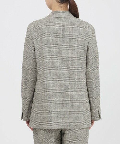 Paul Stuart / ポール・スチュアート その他アウター | 【eclat掲載】【予約販売/ウォッシャブル】チェックリネン　ジャケット | 詳細5