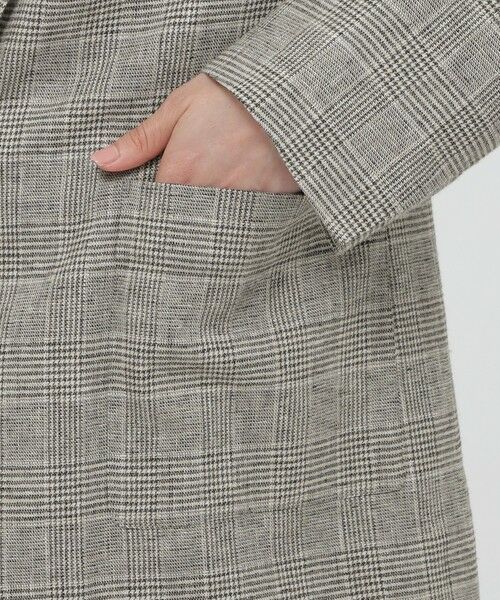 Paul Stuart / ポール・スチュアート その他アウター | 【eclat掲載】【予約販売/ウォッシャブル】チェックリネン　ジャケット | 詳細6