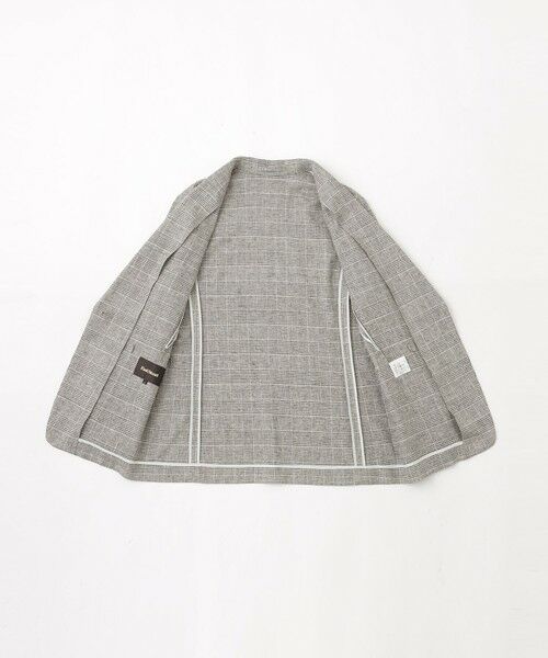 Paul Stuart / ポール・スチュアート その他アウター | 【eclat掲載】【予約販売/ウォッシャブル】チェックリネン　ジャケット | 詳細8