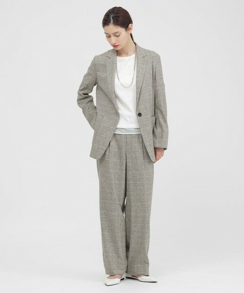 Paul Stuart / ポール・スチュアート その他アウター | 【eclat掲載】【予約販売/ウォッシャブル】チェックリネン　ジャケット | 詳細2