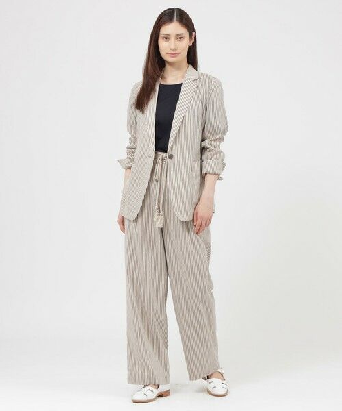 Paul Stuart / ポール・スチュアート その他アウター | 【ウォッシャブル】カールマイヤーストライプ　ジャケット | 詳細1