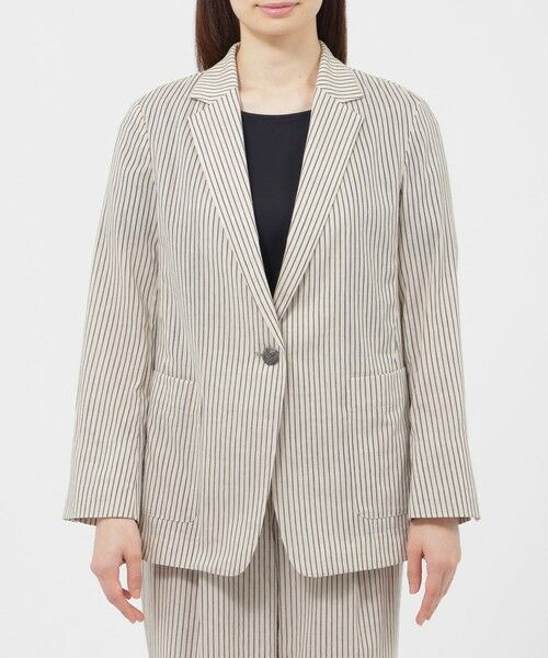 Paul Stuart / ポール・スチュアート その他アウター | 【ウォッシャブル】カールマイヤーストライプ　ジャケット | 詳細2