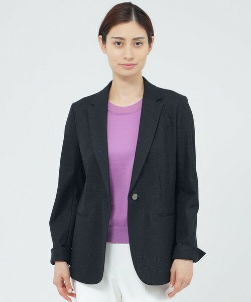 Paul Stuart / ポール・スチュアート その他アウター | 【WEB・一部店舗限定】【ウォッシャブル】エアリージャージ　ジャケット（ネイビー）