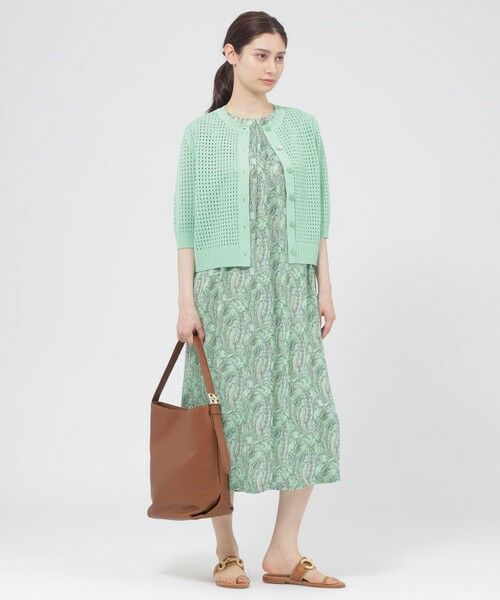 Paul Stuart / ポール・スチュアート ロング・マキシ丈ワンピース | 【Nikkei Magazine掲載】【ウォッシャブル】ペイズリー　ワンピース | 詳細5