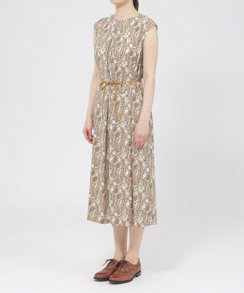 Paul Stuart / ポール・スチュアート ロング・マキシ丈ワンピース | 【Nikkei Magazine掲載】【ウォッシャブル】ペイズリー　ワンピース | 詳細7