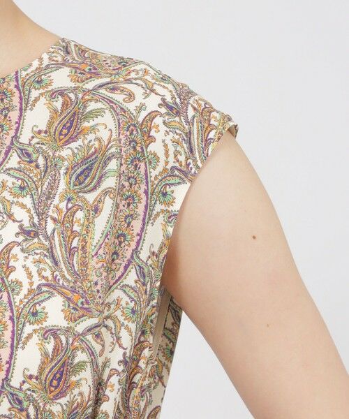 Paul Stuart / ポール・スチュアート ロング・マキシ丈ワンピース | 【Nikkei Magazine掲載】【ウォッシャブル】ペイズリー　ワンピース | 詳細9