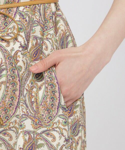 Paul Stuart / ポール・スチュアート ロング・マキシ丈ワンピース | 【Nikkei Magazine掲載】【ウォッシャブル】ペイズリー　ワンピース | 詳細10