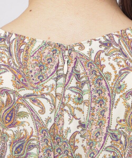 Paul Stuart / ポール・スチュアート ロング・マキシ丈ワンピース | 【Nikkei Magazine掲載】【ウォッシャブル】ペイズリー　ワンピース | 詳細11