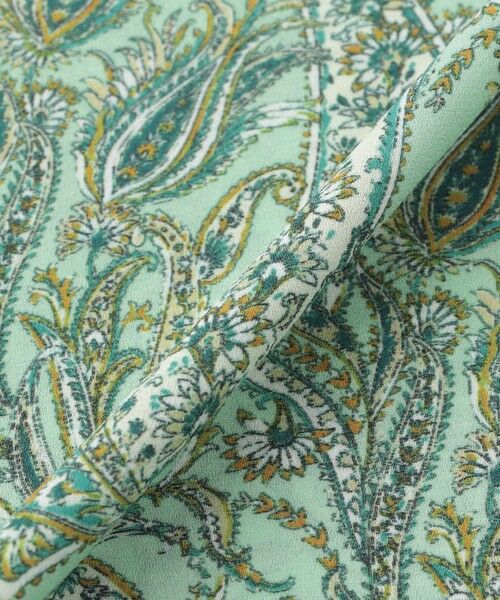 Paul Stuart / ポール・スチュアート ロング・マキシ丈ワンピース | 【Nikkei Magazine掲載】【ウォッシャブル】ペイズリー　ワンピース | 詳細13