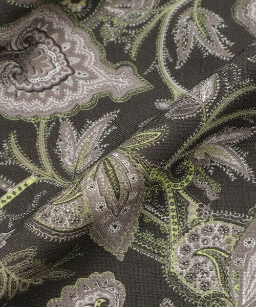 Paul Stuart / ポール・スチュアート ロング・マキシ丈ワンピース | 【ウォッシャブル】スラブマットサラサプリント　ワンピース | 詳細11