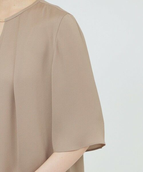 Paul Stuart / ポール・スチュアート シャツ・ブラウス | 【WEB・一部店舗限定】【ウォッシャブル/防しわ性】バックサテンジョーゼット　ブラウス | 詳細9