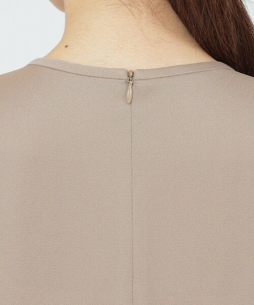 Paul Stuart / ポール・スチュアート シャツ・ブラウス | 【WEB・一部店舗限定】【ウォッシャブル/防しわ性】バックサテンジョーゼット　ブラウス | 詳細10