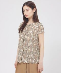 Paul Stuart / ポール・スチュアート シャツ・ブラウス | 【ウォッシャブル】ペイズリー　ブラウス