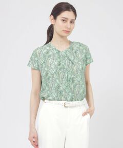 Paul Stuart / ポール・スチュアート シャツ・ブラウス | 【ウォッシャブル】ペイズリー　ブラウス