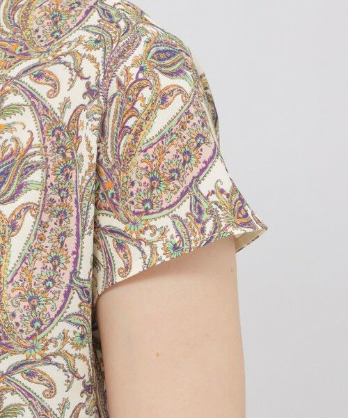 Paul Stuart / ポール・スチュアート シャツ・ブラウス | 【ウォッシャブル】ペイズリー　ブラウス | 詳細6