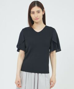 Paul Stuart / ポール・スチュアート ニット・セーター | 【ウォッシャブル/接触冷感/UV対策】シャイニーストレッチ/バックサテンアムンゼン　プルオーバー