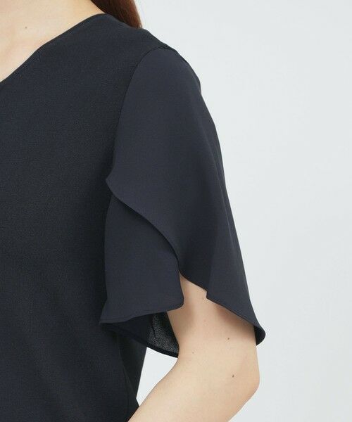 Paul Stuart / ポール・スチュアート ニット・セーター | 【ウォッシャブル/接触冷感/UV対策】シャイニーストレッチ/バックサテンアムンゼン　プルオーバー | 詳細7