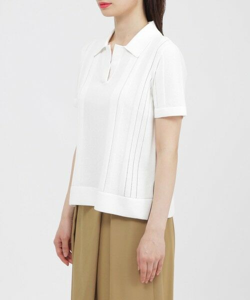 Paul Stuart / ポール・スチュアート ニット・セーター | 【予約販売/ウォッシャブル】ハイツイストコットン　プルオーバー | 詳細4