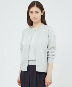 Paul Stuart / ポール・スチュアート ニット・セーター | 【WEB・一部店舗限定】【ウォッシャブル】シアーニット　カーディガン