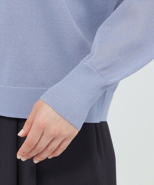 Paul Stuart / ポール・スチュアート ニット・セーター | 【WEB・一部店舗限定】【ウォッシャブル】シアーニット　カーディガン | 詳細7
