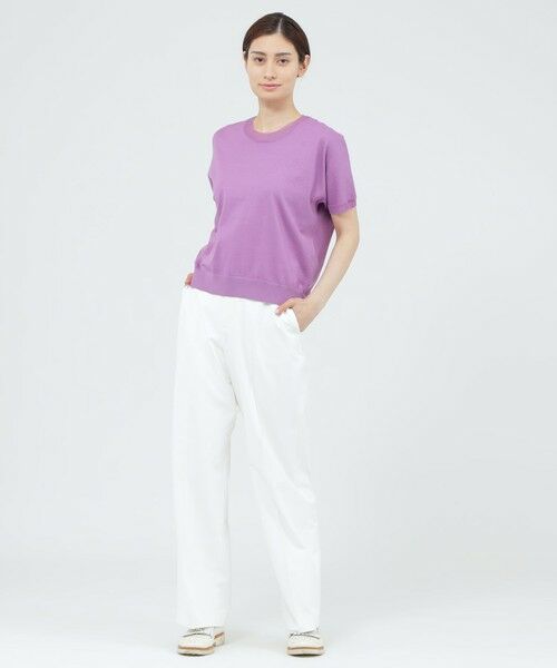 Paul Stuart / ポール・スチュアート ニット・セーター | 【WEB・一部店舗限定】【ウォッシャブル】シアーニット　プルオーバー | 詳細6