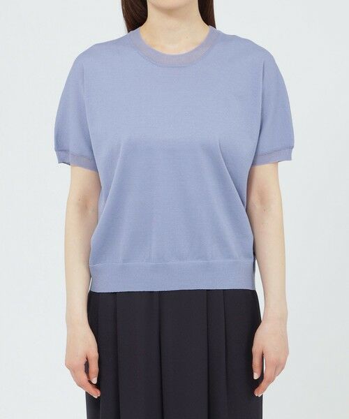 Paul Stuart / ポール・スチュアート ニット・セーター | 【WEB・一部店舗限定】【ウォッシャブル】シアーニット　プルオーバー | 詳細8