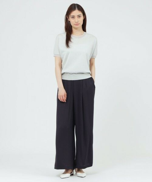 Paul Stuart / ポール・スチュアート ニット・セーター | 【WEB・一部店舗限定】【ウォッシャブル】シアーニット　プルオーバー | 詳細1