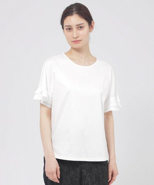 Paul Stuart / ポール・スチュアート カットソー | 【ウォッシャブル】60スムース　プルオーバー（ホワイト）